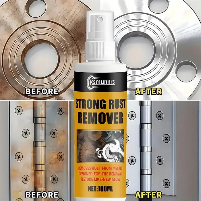 Spray anti-rouille, élimine les taches de rouille et protège les surfaces métalliques sans endommager