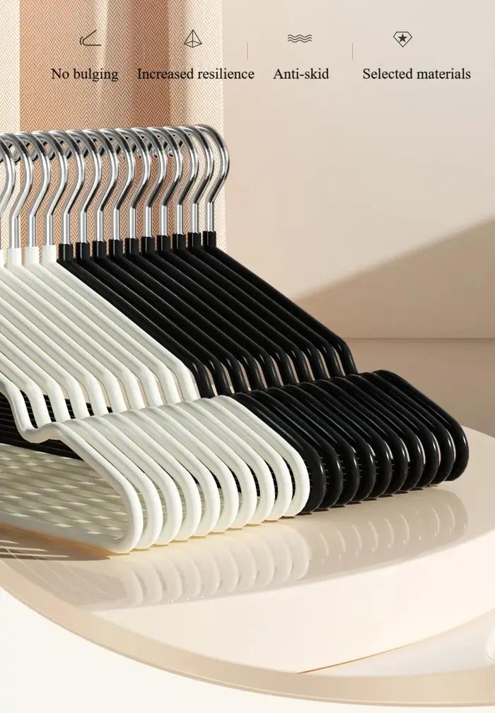 Cintres en métal antidérapants sans trace pour chambre à coucher organisation dressing gain de place durable élégants à offrir occasions spéciales