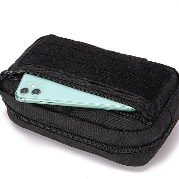 Pochette tactique Molle pour téléphone portable, pochette EDC, sac de taille, pochette pour outils u