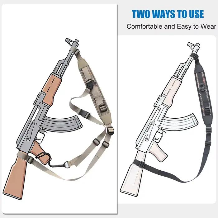 Élingue pour fusil avec émerillons