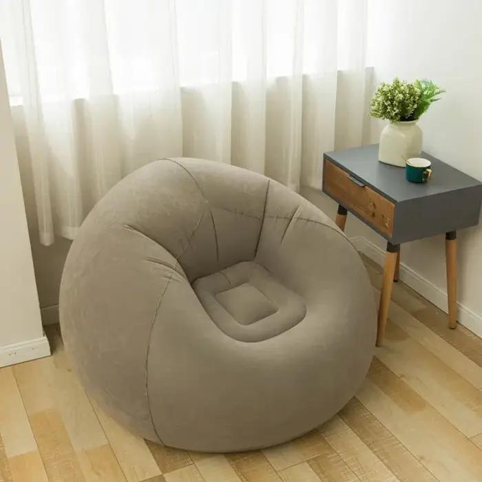 Grand canapé gonflable paresseux, chaise longue en PVC, siège pouf, Pouf bouffant, Tatami, fournitur