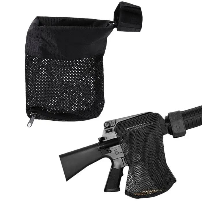 Sac de collecte de cartouches en laiton avec filet en nylon pour chasseurs, sac à munitions, attrape-coquilles pour cartouches, poche de rangement pour chargeurs, occaions de chasse