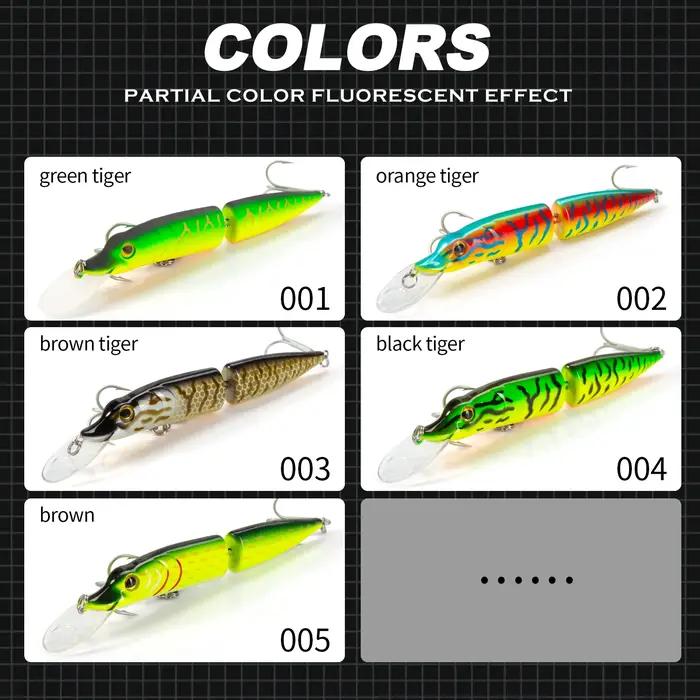 Leurre Hunthouse Pike Minnow Appât Dur Minnow Artificial Swimbait Pour Pêche en Mer Rivières Lacs Occasions Spéciales
