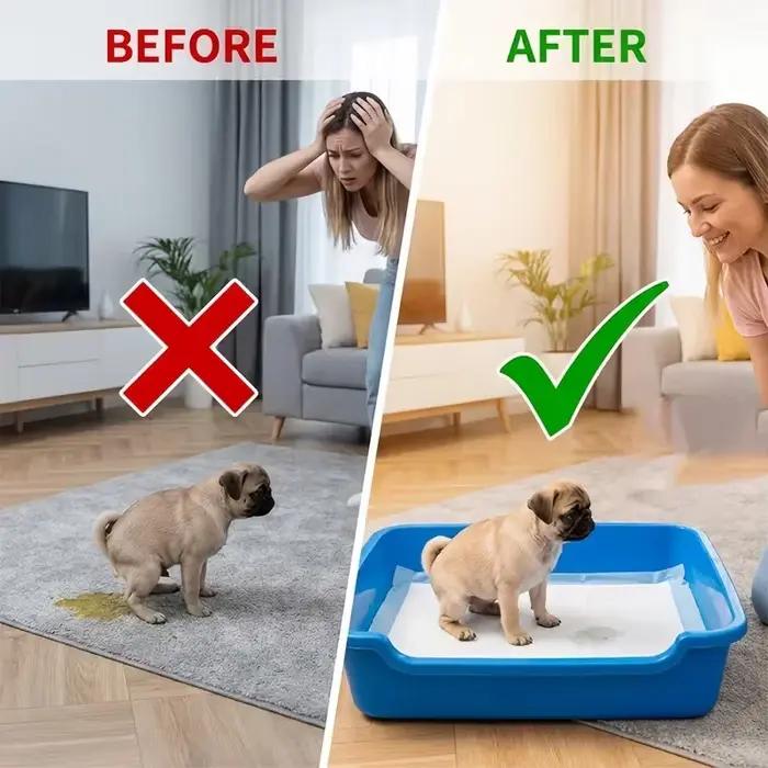 Spray d'apprentissage de la propreté pour chiens