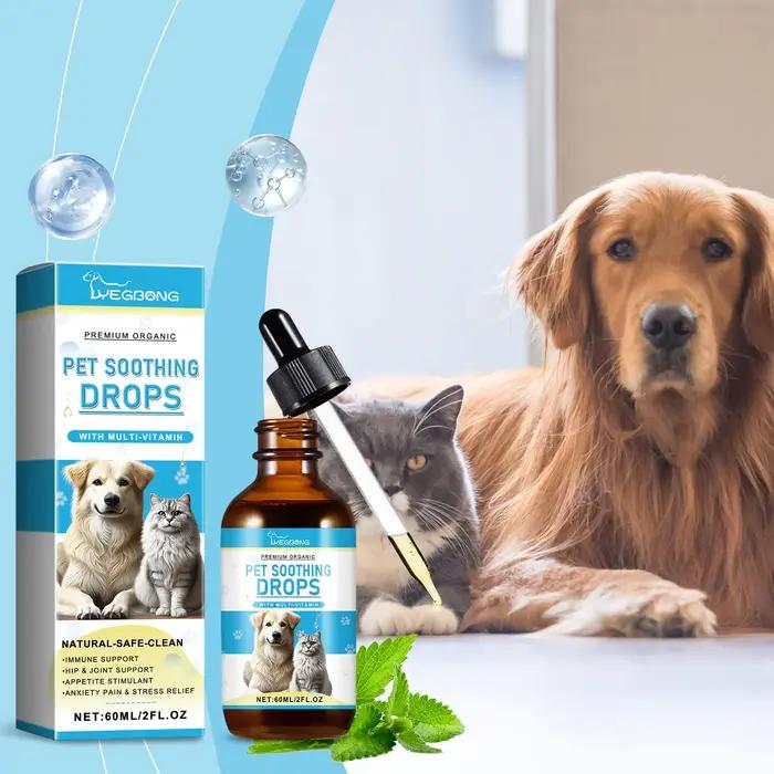 Les gouttes de soins pour stimuler l'immunité des animaux de compagnie pour soulager le stress et la