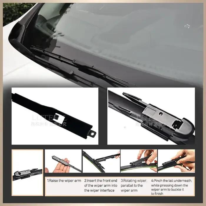 Pour Ford Mondeo Fusion 5 2015-2021 2016 2017 2018 2019 2020 balais d'essuie-glace avant pare-brise