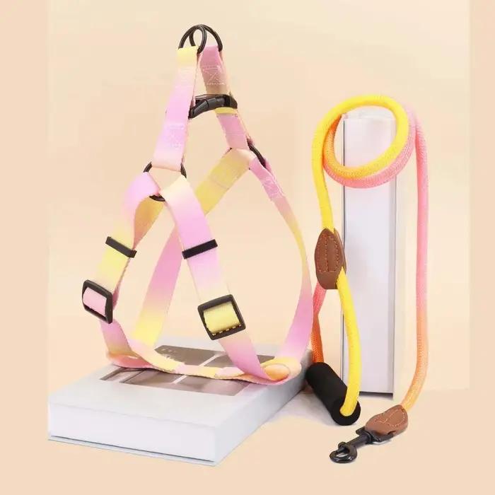 Poitrine pour chien harnais pour chiens petit chien laisse fournitures pour animaux de compagnie chiot accessoires colliers harnais laisses collier pour animaux de compagnie