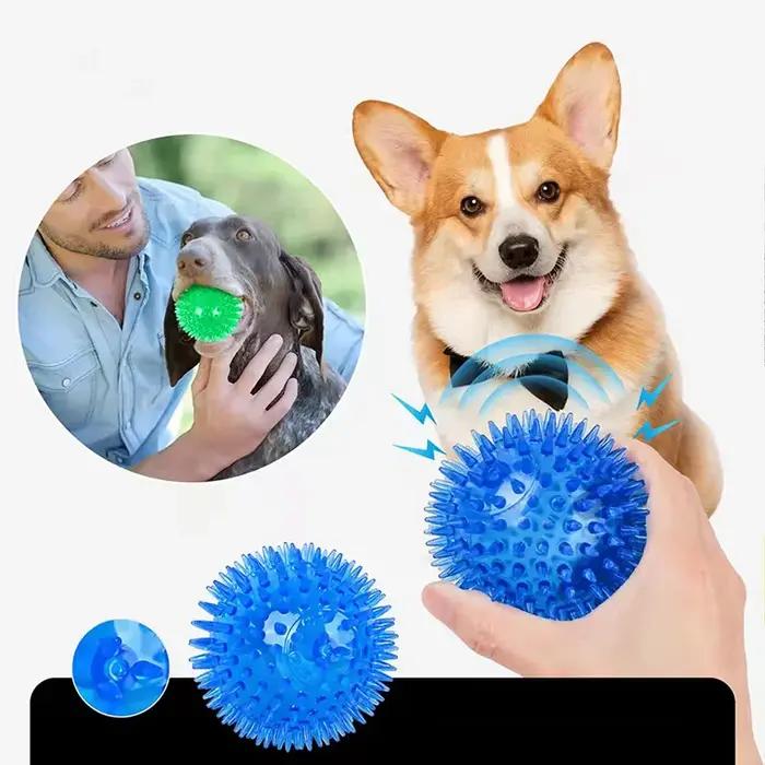Boule à mâcher pour chien à pointes grinçantes TPR