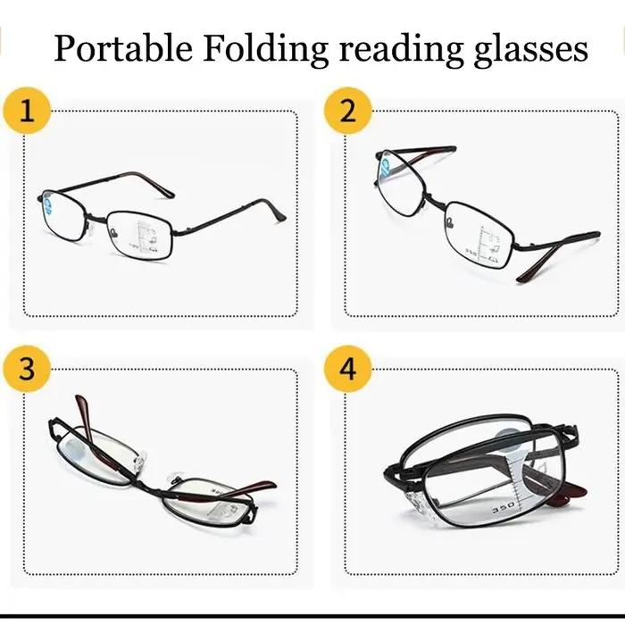 Lunettes de lecture photochromiques progressives de luxe pour hommes et femmes, anti-lumière bleue,