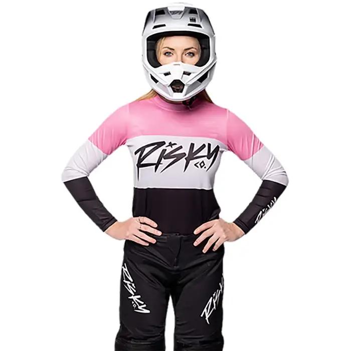 Maillot de vélo été femmes VTT descente DH enduro séchage rapide à manches longues chemise de cyclis