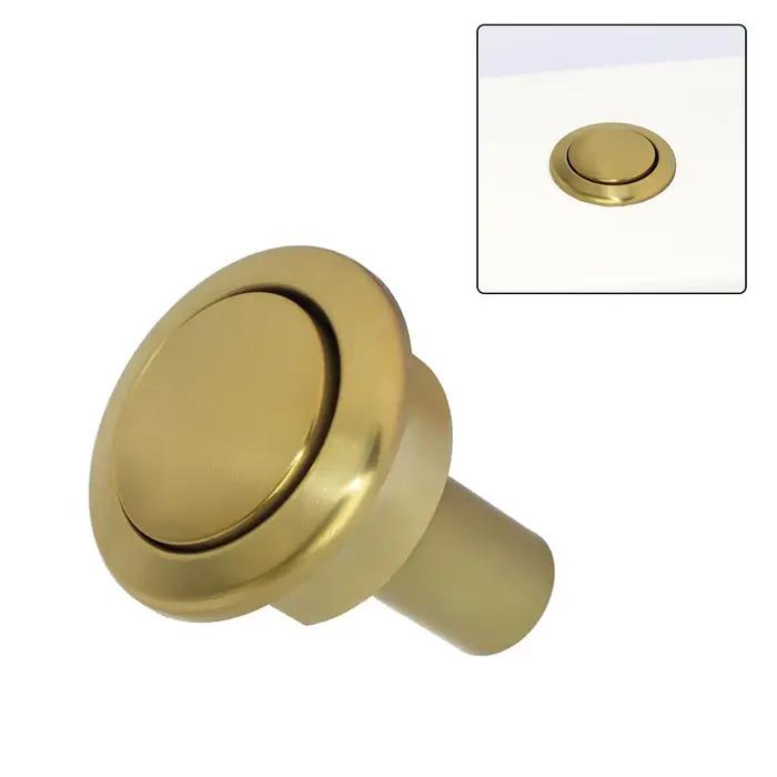 Pour Siamp pour Storm 33A bouton poussoir de toilette or brossé bouton de chasse d'eau pour la maiso