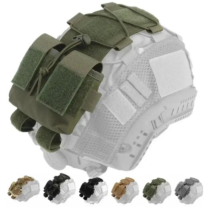 Poche batterie tactique MK2 pour casque avec contrepoids NVG, organisateur nylon chasse nocturne