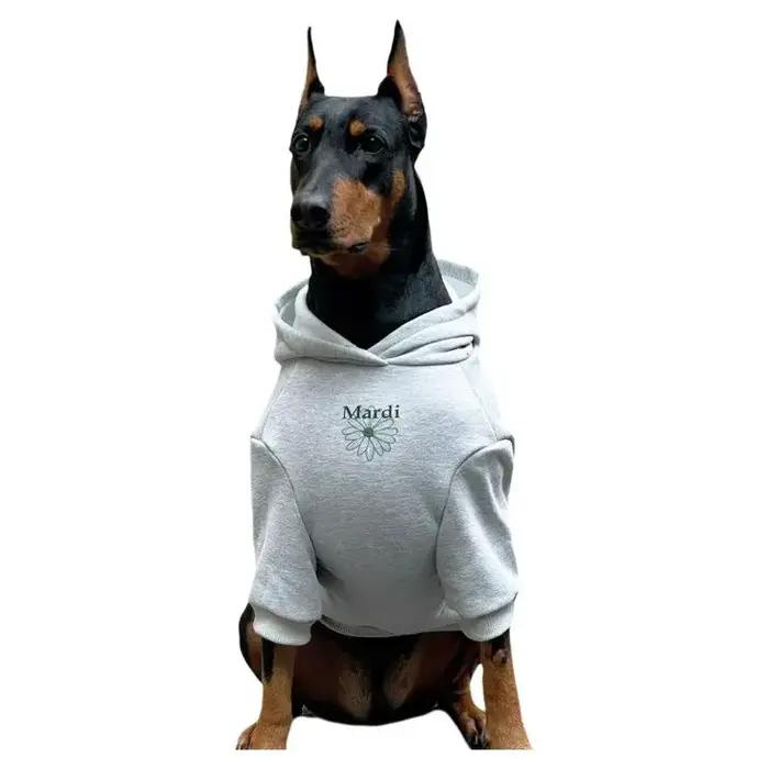 Grand chien à capuche hiver vêtements chauds pour Doberman berger allemand sweat-shirt à la mode