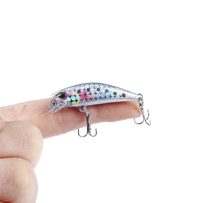 1 pièces Mini leurres de pêche méné Wobblers 4.5 cm 3.5g coulant artificiel en plastique dur appât manivelle Jerkbait