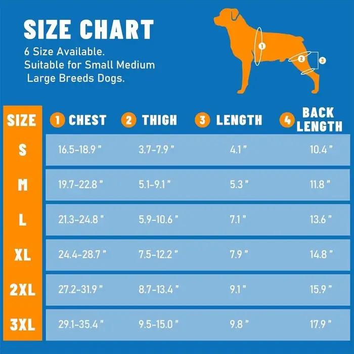 Attelle de hanche réglable pour chien