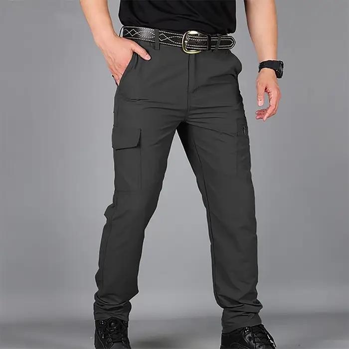 Pantalon cargo tactique grande taille homme - Imperméable respirant tailles S à 5XL pour chasse