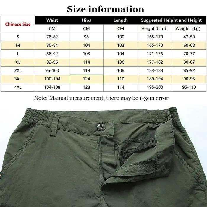 Pantalon Cargo tactique d'été pour hommes, léger, décontracté, imperméable, résistant à l'usure, mul