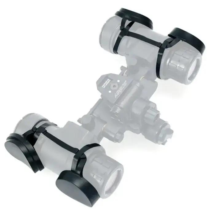 Protection lentille vision nocturne : bouchon caoutchouc pour PVS14 PVS15 PVS31 BNVD1431 MOD3 DTNVG RNVG