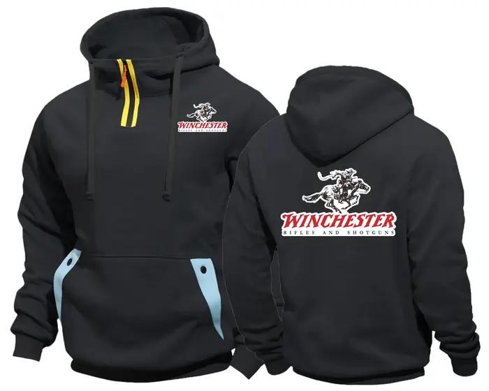 Winchester fusils chasse Semi-Zip polaire sweats à capuche sweat à capuche vêtements de sport hommes