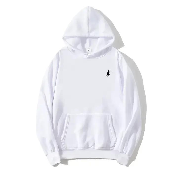 Sweat-shirt à capuche imprimé polo 2025 pour l'automne et l'hiver