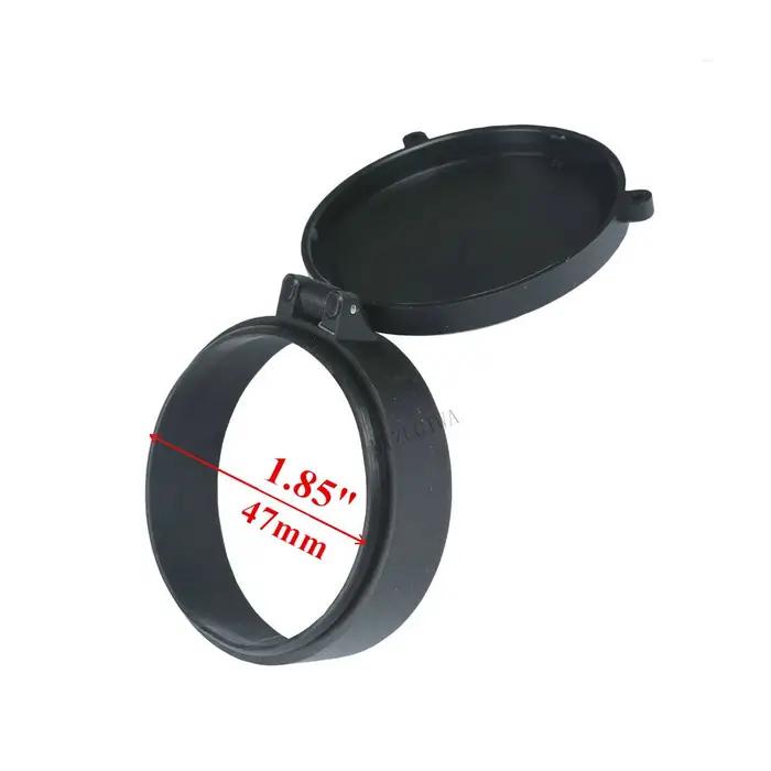 Couvercle de protection pour objectif de tir sportif et de chasse couvrant les calibres de 25.5mm à 67mm avec conception flip-open rapide pour protection efficace et accessibilité facile