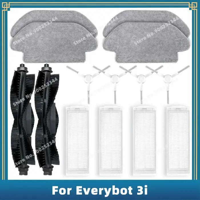 Compatible pour 브Everybot 3i, pièces de rechange, accessoires, brosse latérale principale, filtre He