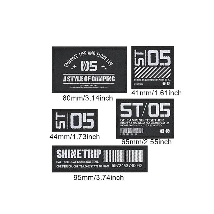 Badges tactiques militaires morale nylon ShineTrip 05 stickers patches gilet chasse accessoires exquis