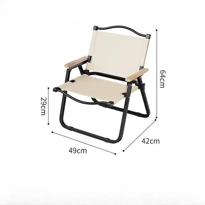 Chaise pliante portable pour l'extérieur