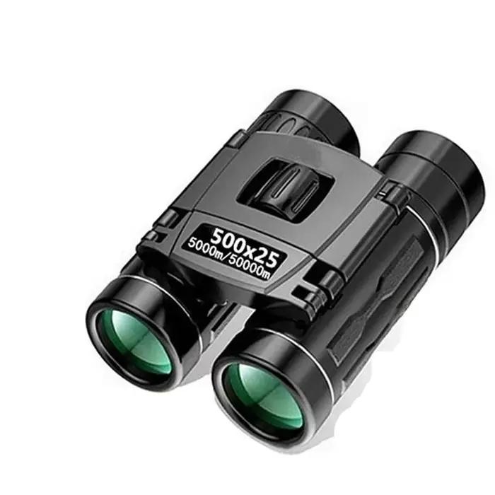 Télescope photographique 500x25 HD portable longue portée - Jumelles droites 5000m 50000m pour outdoor