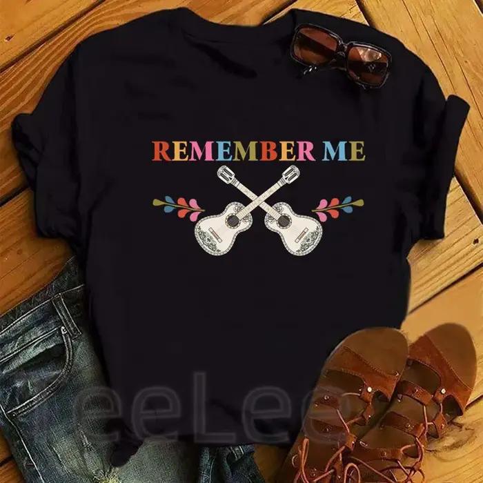 T-shirts pour femmes avec imprimé Coco de dessin animé