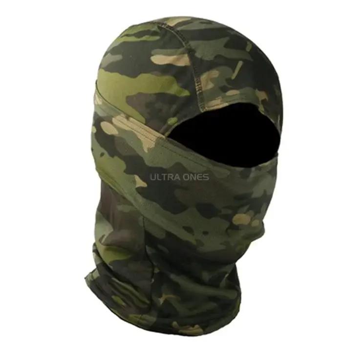 Cagoule tactique camouflage masque intégral pour chasse vélo airsoft protection visage