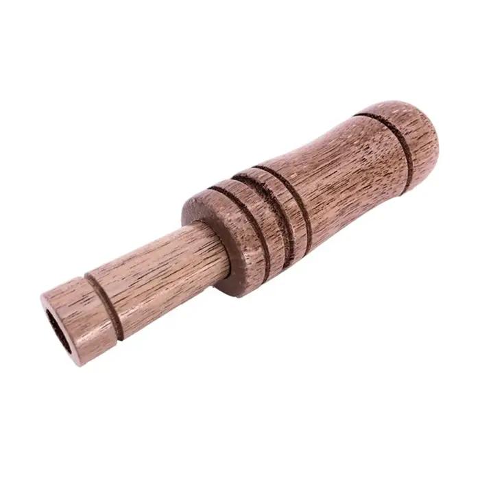 Sifflet de chasse en chêne pour canard colvert et oie, portable pour voyages avec leurres