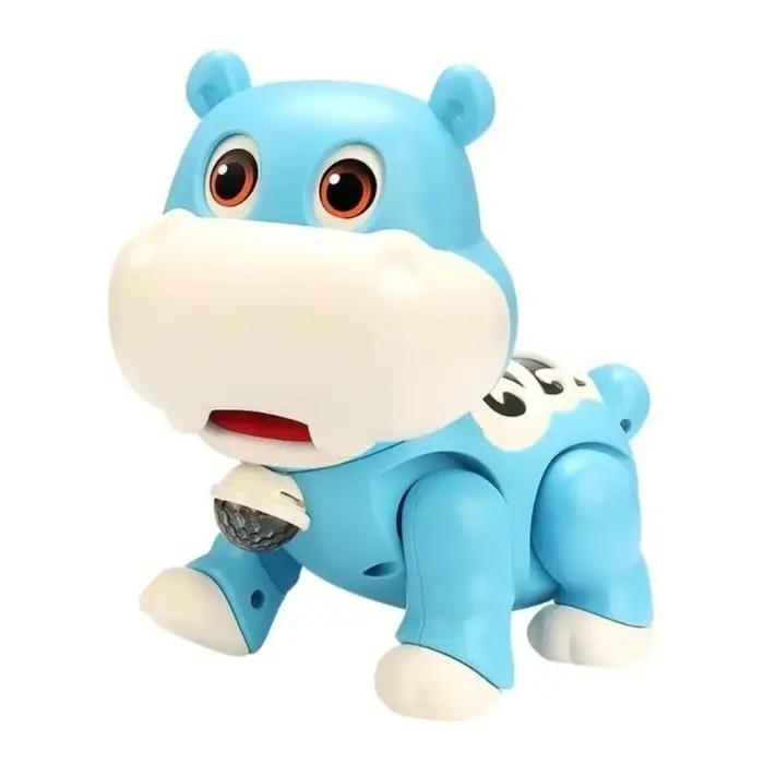 Chant danse clignotant danse Animal éducatif Lion hippopotame éducatif Musical ramper apprentissage avec LED