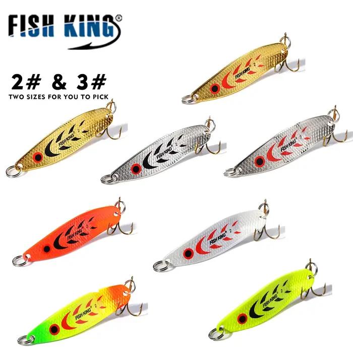 FISH KING 20-30g cuillère en métal leurre de pêche dur Wobblers artificiels pour la traîne truite cu