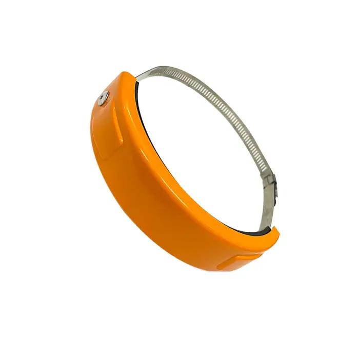 Anneau anti-chute d'échappement en acier inoxydable pour motos tout-terrain protection usure résistance haute température couleur personnalisée