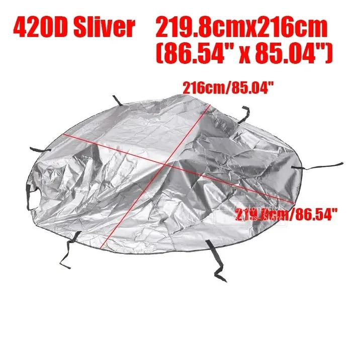Demi-couverture de toit supérieur souple pour voiture 420D