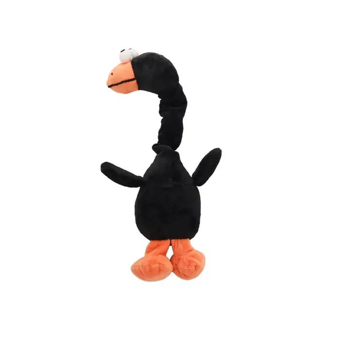 Jouet pour chien en peluche couineur à long cou