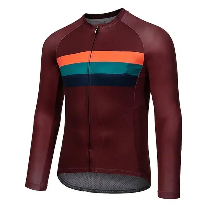 Maillot de cyclisme en polyester à séchage rapide pour homme