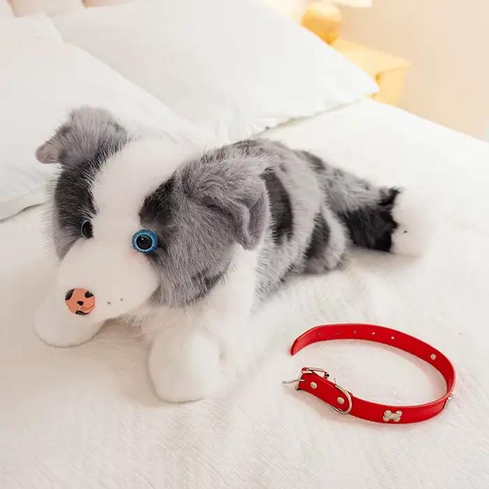 Jouets en peluche Border Collie unisexe elfe doux 4 couleurs 40/50cm pour enfants imagination et émotions