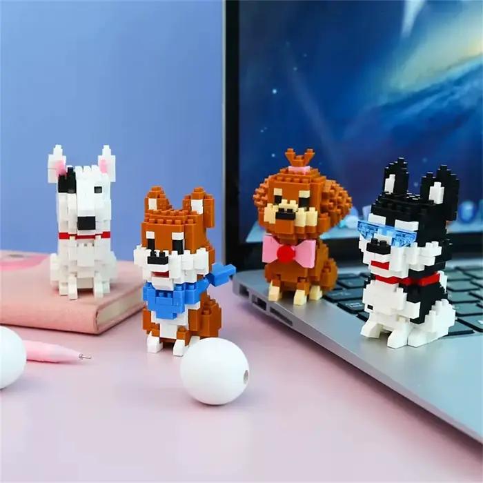 Micro mini blocs de construction pour chien de compagnie