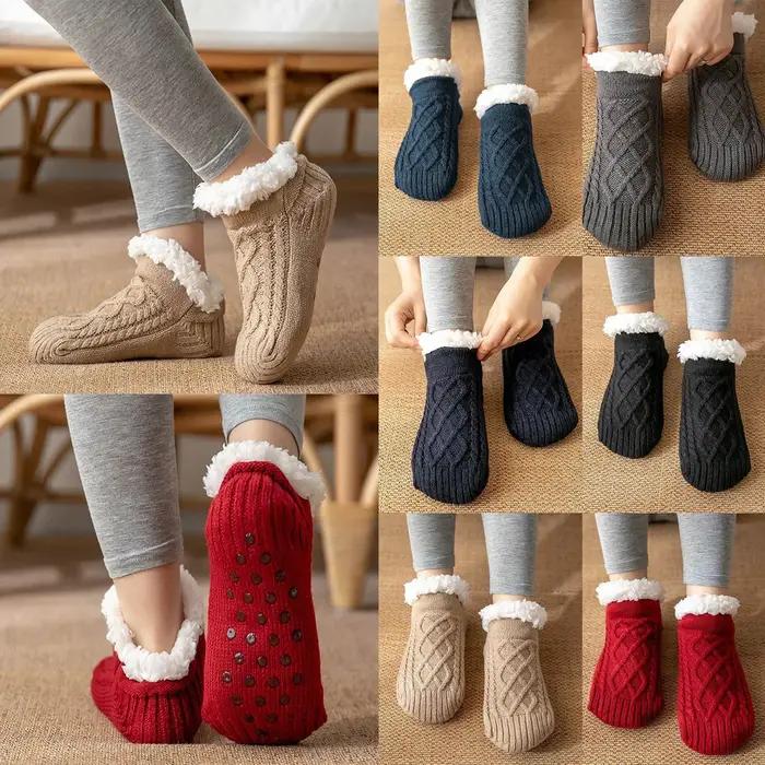 Chaussettes pantoufles thermiques homme polyester pour chasse hiver confortables occassions spéciales chasseur
