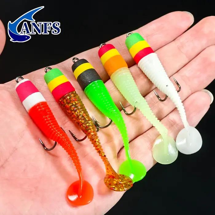 ANFS 10 pièces Euro Kit de leurre de pêche-appât artificiel Premium pour perche