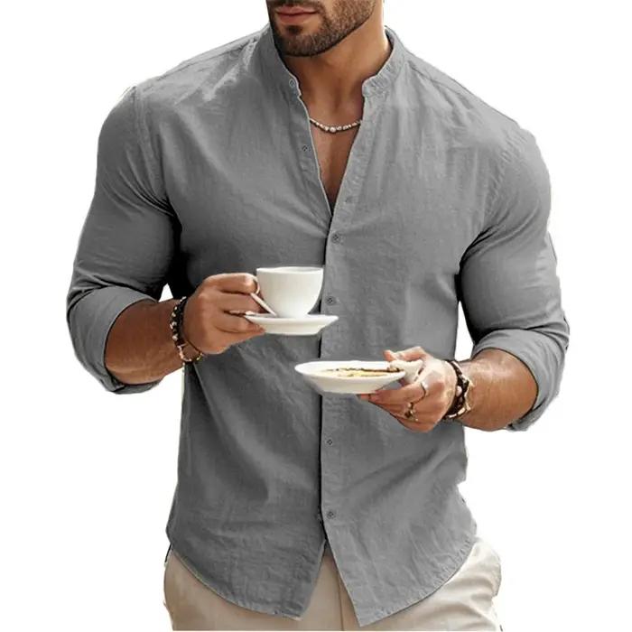 Henry – chemises en coton et lin pour hommes
