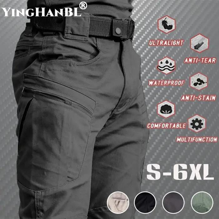 Pantalon militaire été chasse léger imperméable respirant cargo camping tactique déperlant