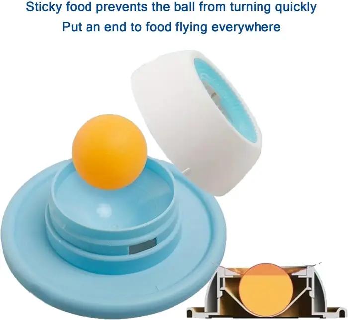 Gamelle Anti-Choc en Plastique Robuste Jouet Interactif pour Chiens et Chats Occasions Spéciales