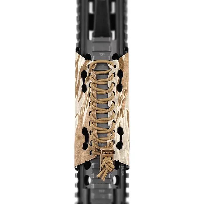 Garde de rail tactique avec couvercle de protection des mains pour l'absorption des chocs