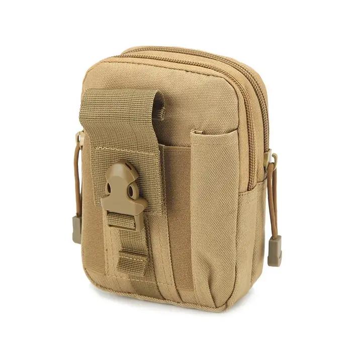 Pochette Molle Multifonctionnelle en Nylon 600D pour Chasseurs Occasions Spéciales Sac Banane Tactique