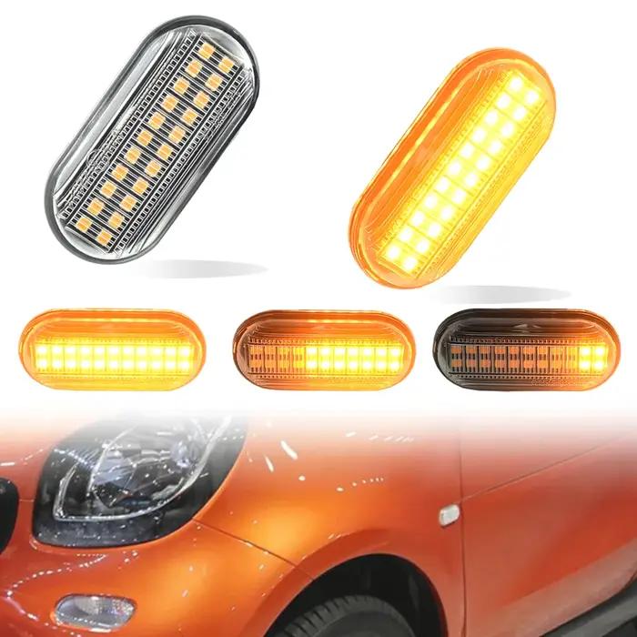 2 clignotants dynamiques à Led, marqueur latéral pour Renault Clio Trafic Kangoo Twigo Dacia Logan D