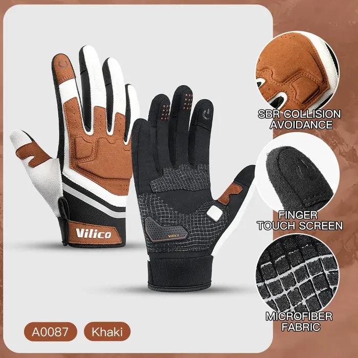 Gants tactiques vélo écran tactile thermiques imperméables route VTT hommes femmes hiver