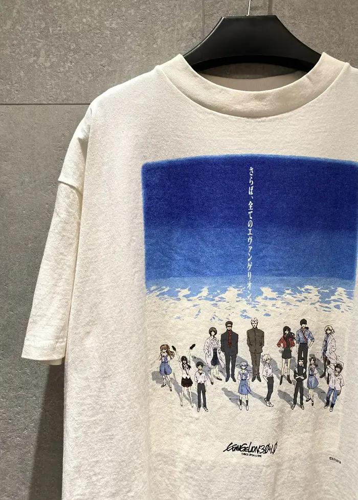 Saint Michael 25SS vêtements pour hommes lavé dessin animé imprime décontracté